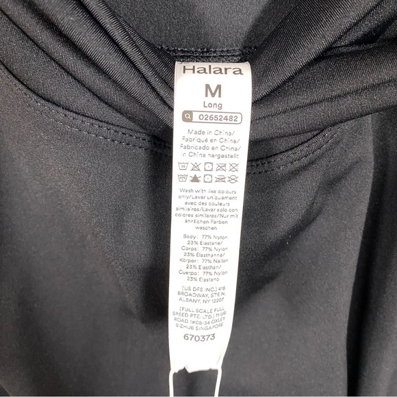 NEW Halara Everyday Softlyzero Airy Crossover Pocket Skort Sz M Long Black - Picture 5 of 6
